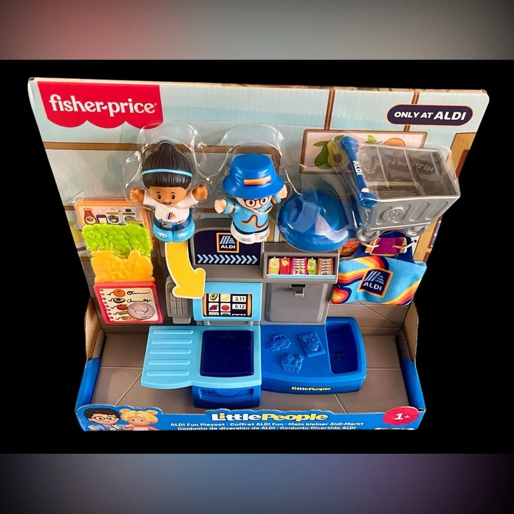 Fisher-Price Little People ALDI Fun Playset - Blue New in Original Package